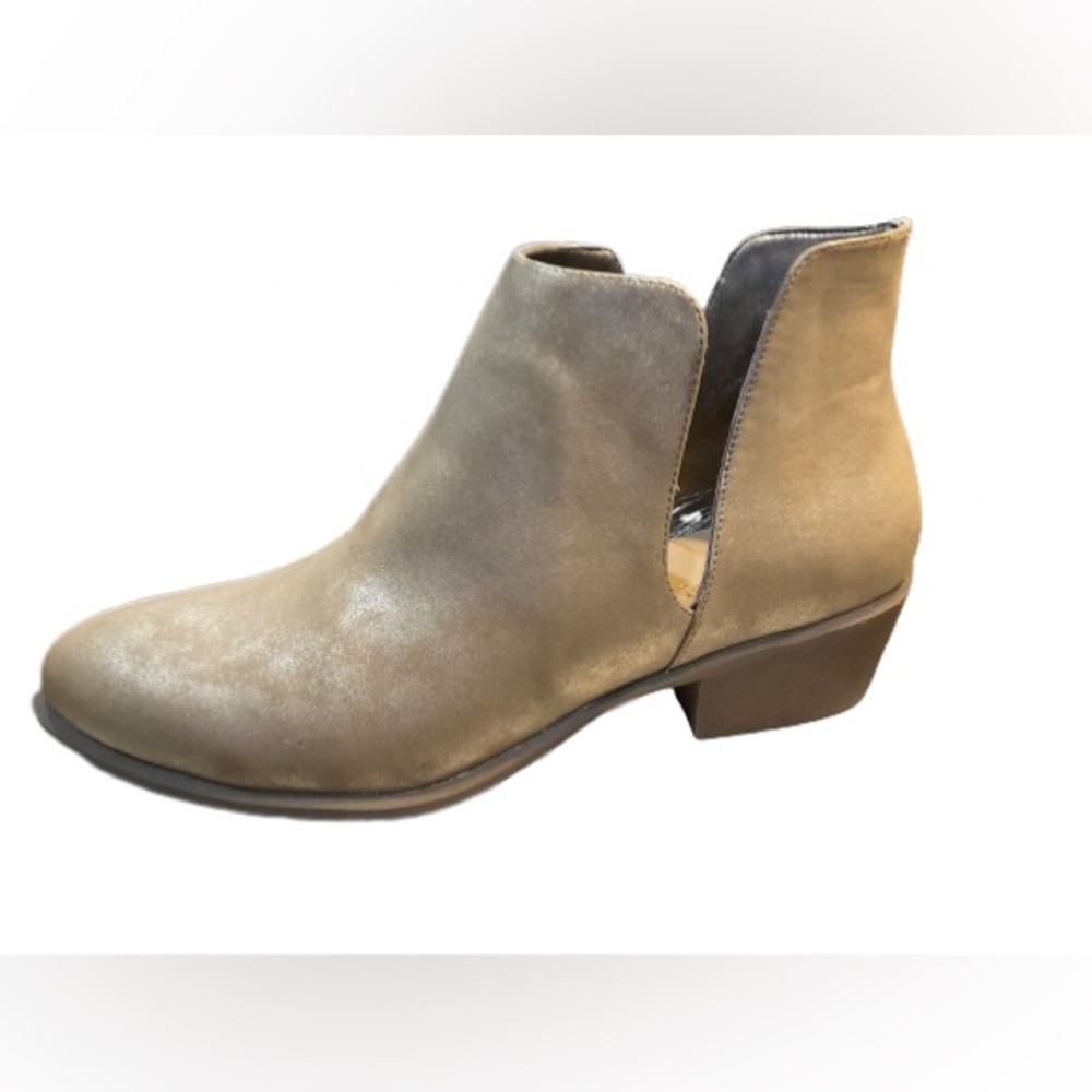Shoedazzle Gold/Natural Boots